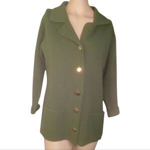 Vintage Olive Green Knit Cardigan – Kolortron by Koret of California